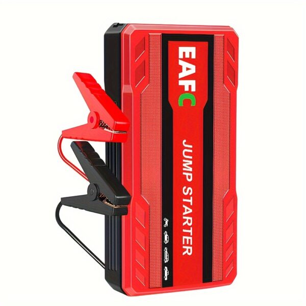 Portable Car Jump Starter Power Bank - 12V Auto Starting Device with LED Light, Supports 12V Gasoline Cars Up to 3.0L, Emergency Booster for Safe and Reliable Jump Starting - Image 15