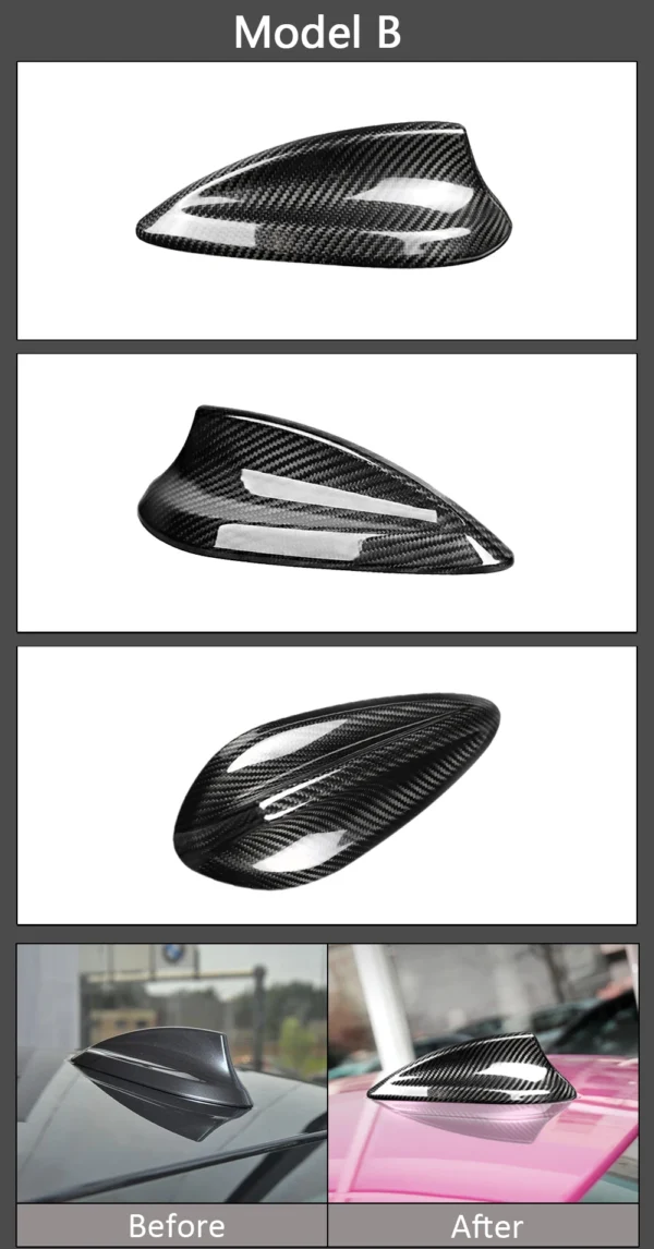 Real Carbon Fiber For BMW M2 M3 M4 12345 7 Series X1 X3 F22 F30 F34 F80 F87 F32 F36 F82 G11 G20 G12 G30 Shark Fin Antenna Cover - Image 28