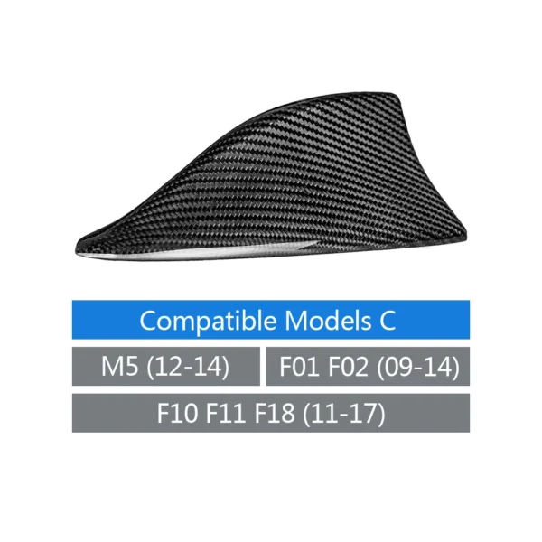 Real Carbon Fiber For BMW M2 M3 M4 12345 7 Series X1 X3 F22 F30 F34 F80 F87 F32 F36 F82 G11 G20 G12 G30 Shark Fin Antenna Cover - Image 12