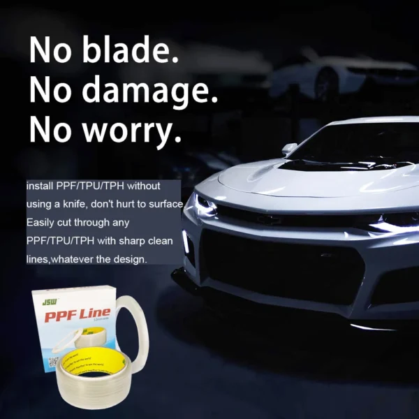 Transparent Car Sticker Covering Film Cutting Line TPU PPF TPH Knifeless Tape Design Line Window Tint Foil Styling Tool - Image 5