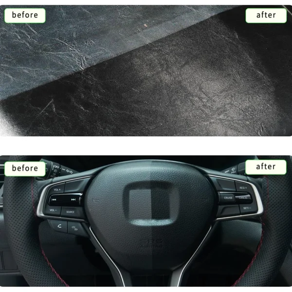 Plastic Leather Restorer Interior Detailer Hgkj S3 Quick Coat For Car Interior Refurbish Leather Renovator Conditioner Cleaning - Image 14