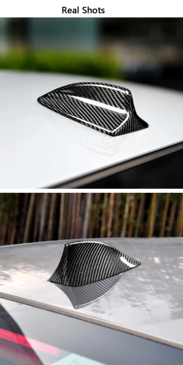 Real Carbon Fiber For BMW M2 M3 M4 12345 7 Series X1 X3 F22 F30 F34 F80 F87 F32 F36 F82 G11 G20 G12 G30 Shark Fin Antenna Cover - Image 31