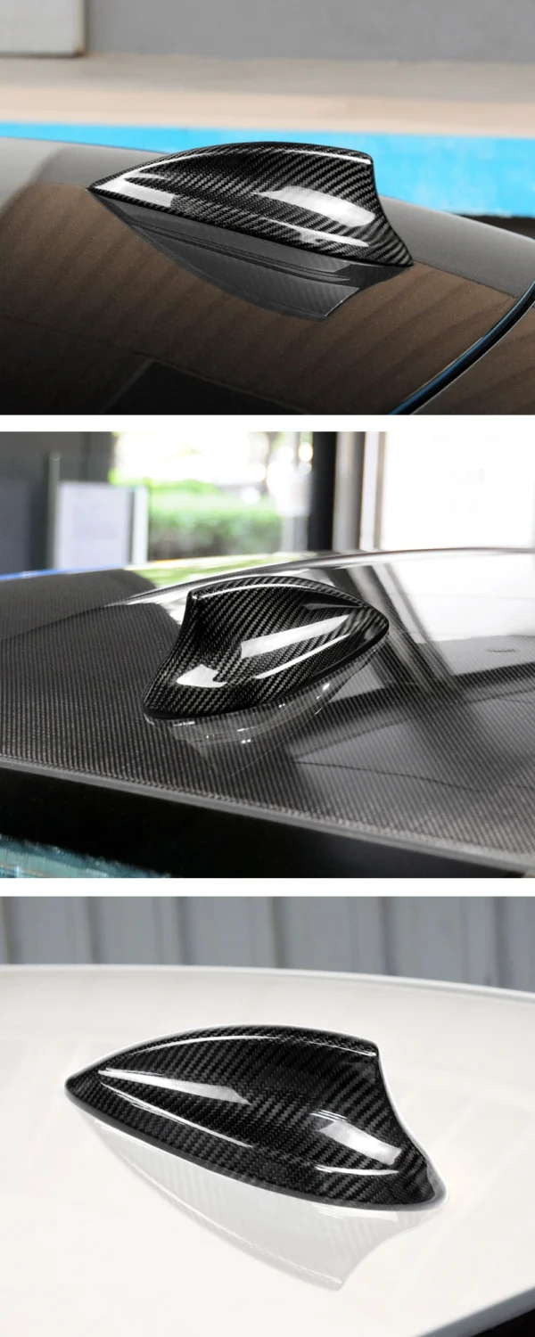 Real Carbon Fiber For BMW M2 M3 M4 12345 7 Series X1 X3 F22 F30 F34 F80 F87 F32 F36 F82 G11 G20 G12 G30 Shark Fin Antenna Cover - Image 32