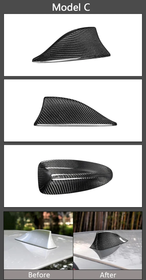 Real Carbon Fiber For BMW M2 M3 M4 12345 7 Series X1 X3 F22 F30 F34 F80 F87 F32 F36 F82 G11 G20 G12 G30 Shark Fin Antenna Cover - Image 29