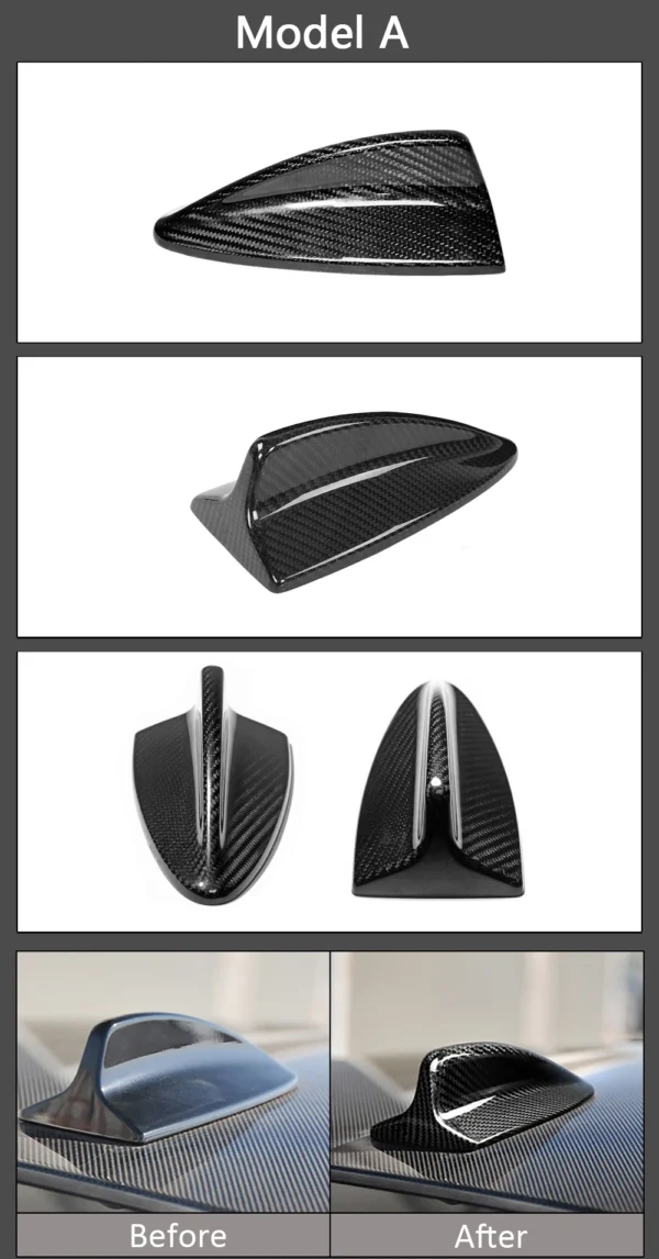 Real Carbon Fiber For BMW M2 M3 M4 12345 7 Series X1 X3 F22 F30 F34 F80 F87 F32 F36 F82 G11 G20 G12 G30 Shark Fin Antenna Cover - Image 27