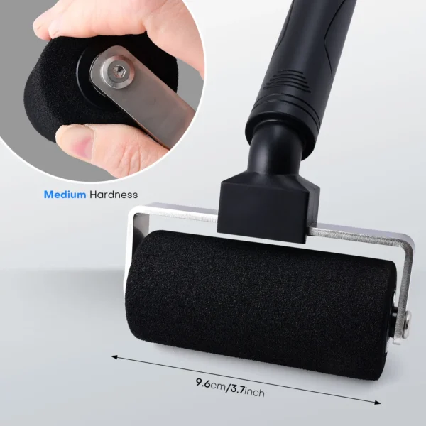 FOSHIO Car Vinyl Wrap Pressing Roller Handle Soft Rubber/Sponge Wheel Roller for Carbon Paint Films Stickers Wallpaper Crafts - Image 36