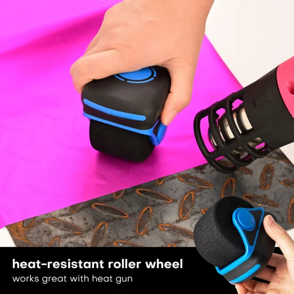 FOSHIO Car Vinyl Wrap Pressing Roller Handle Soft Rubber/Sponge Wheel Roller for Carbon Paint Films Stickers Wallpaper Crafts - Image 45