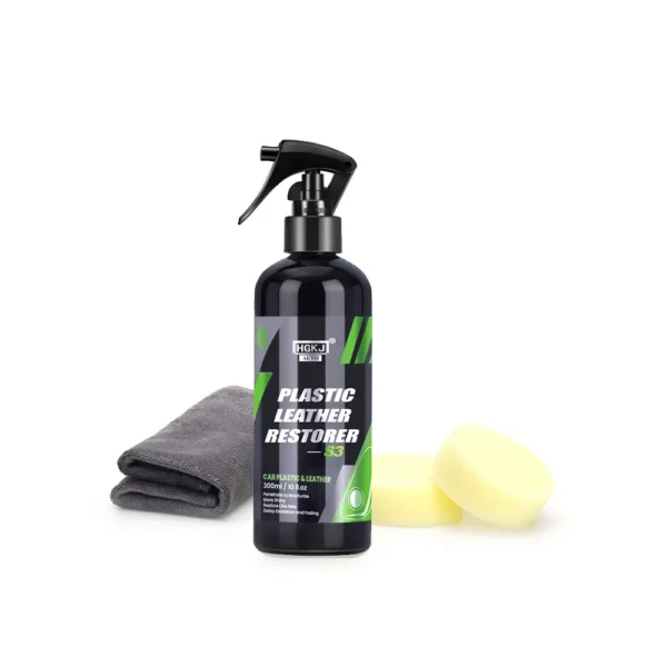 Plastic Leather Restorer Interior Detailer Hgkj S3 Quick Coat For Car Interior Refurbish Leather Renovator Conditioner Cleaning - Image 6