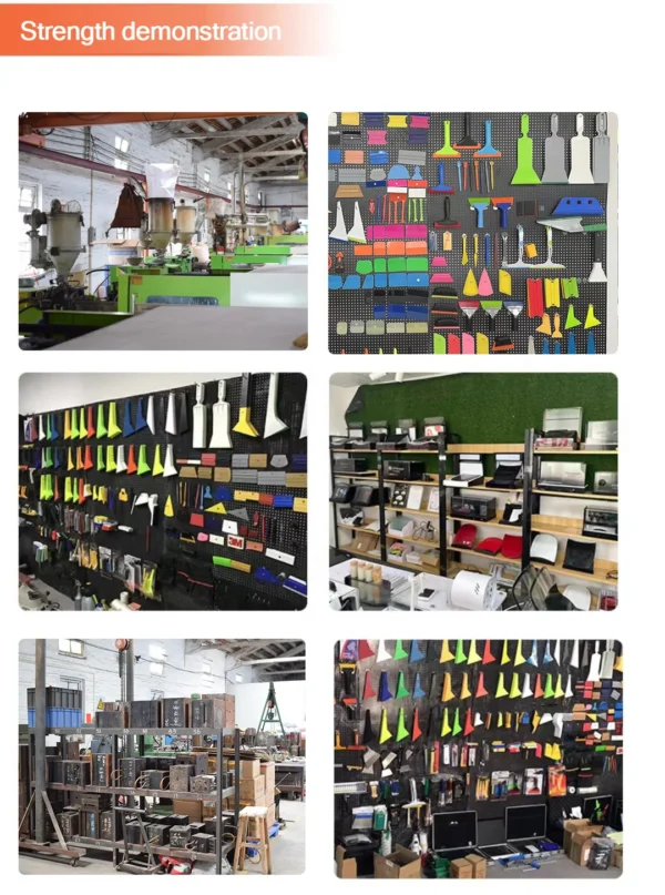 Car coating tool PPF car coat coating scraper Cow tendon scraper Sandwich scraper Car invisible car coat scraper - Image 21