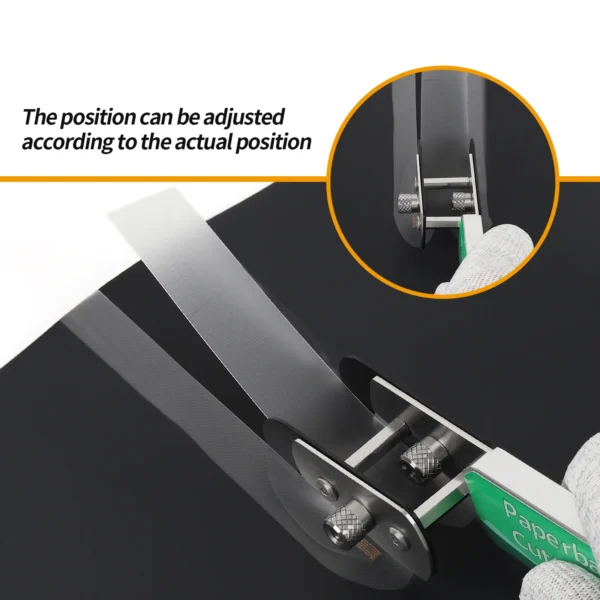 Double-Head Paperback Cutter Vinyl Cutter Window Film Squeegee Vinyl Cutting Knife Wrap Tool Window Tint Sticker Slitting Knife - Image 5