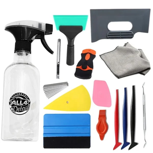 Window Film Application Car Tint Installation Tools with Spray Bottle PPF Squeegee Felt Glass Protective Vinyl Wrap Tinting Kit - Image 12
