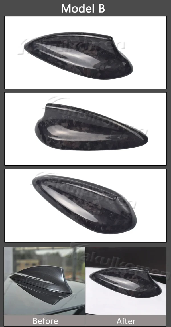 Real Carbon Fiber For BMW M2 M3 M4 12345 7 Series X1 X3 F22 F30 F34 F80 F87 F32 F36 F82 G11 G20 G12 G30 Shark Fin Antenna Cover - Image 22