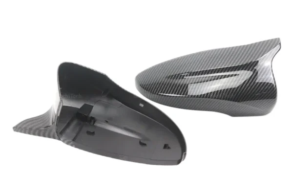 Carbon Fiber Style Black Rearview Side Mirror cover Cap for VW JETTA MK6 Volkswagen Passat B7 Scirocco Beetle CC Eos Replacement - Image 20