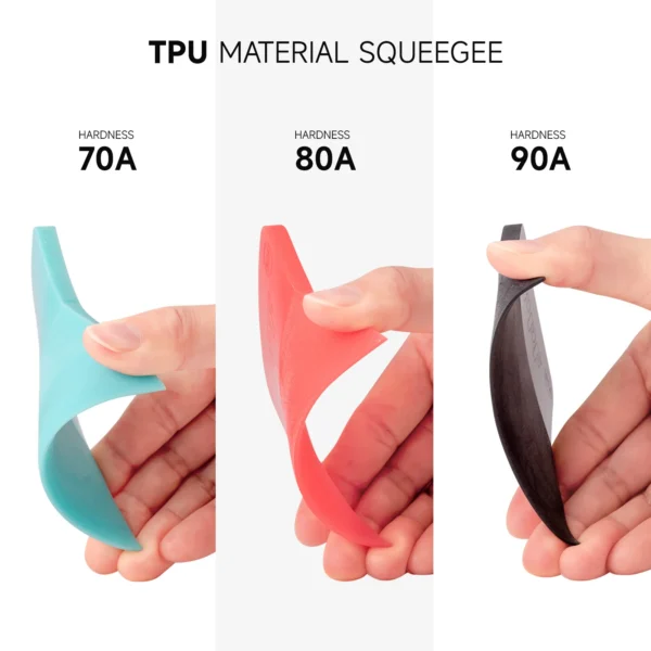 EHDIS PPF Film Vinyl Squeegee Window Film Tinting Soft TPU Rubber Scraper Car Paint Glass Mirror Wash Water Wiper Cleaning Tool - Image 12