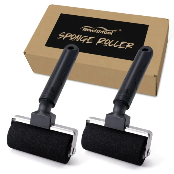 FOSHIO Car Vinyl Wrap Pressing Roller Handle Soft Rubber/Sponge Wheel Roller for Carbon Paint Films Stickers Wallpaper Crafts - Image 35