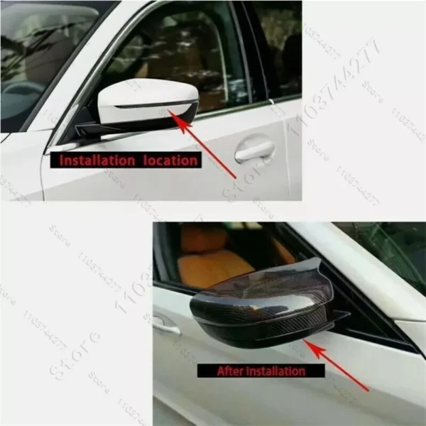 For 2016-2024 BMW 5/6/7/8/M Series (G11 G12 G14 G15 G30 G32) Side Wing Rearview Mirror Cover Caps 51167422719 51167422720 - Bild 11