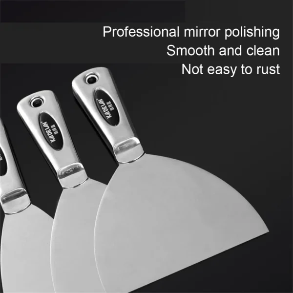 Stainless Steel Integrated Putty Knife Scraper Spatula Putty Painter Paint Tool Plaster Shovel Clean Spatula Construction Tool - Image 14