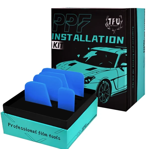 KUNAISI PPF Squeegee Tool Kit with Gift Box Soft PPF Cleaning Scraper Essential for Window Tinting, Car Film Wrapping Film Wrap - Image 9