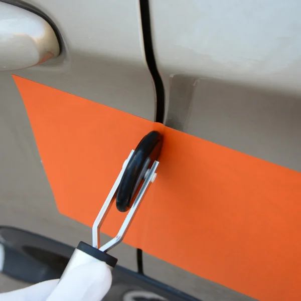 FOSHIO Car Vinyl Wrap Pressing Roller Handle Soft Rubber/Sponge Wheel Roller for Carbon Paint Films Stickers Wallpaper Crafts - Image 5