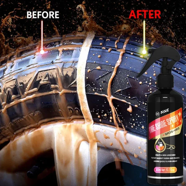 Tire Shine Coating Ultimate Armor Gloss & Long-Lasting Protection Car Tyre Refurbishing Agent Easy Application Non Greasy - Image 4