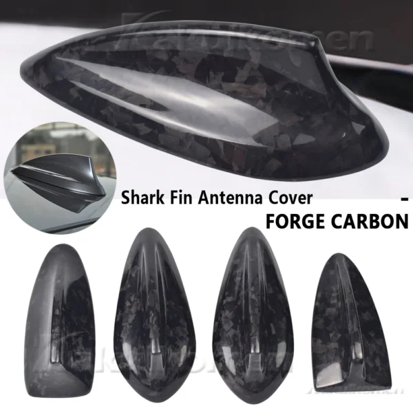 Real Carbon Fiber For BMW M2 M3 M4 12345 7 Series X1 X3 F22 F30 F34 F80 F87 F32 F36 F82 G11 G20 G12 G30 Shark Fin Antenna Cover - Image 5