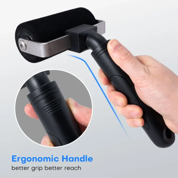 FOSHIO Car Vinyl Wrap Pressing Roller Handle Soft Rubber/Sponge Wheel Roller for Carbon Paint Films Stickers Wallpaper Crafts - Image 37