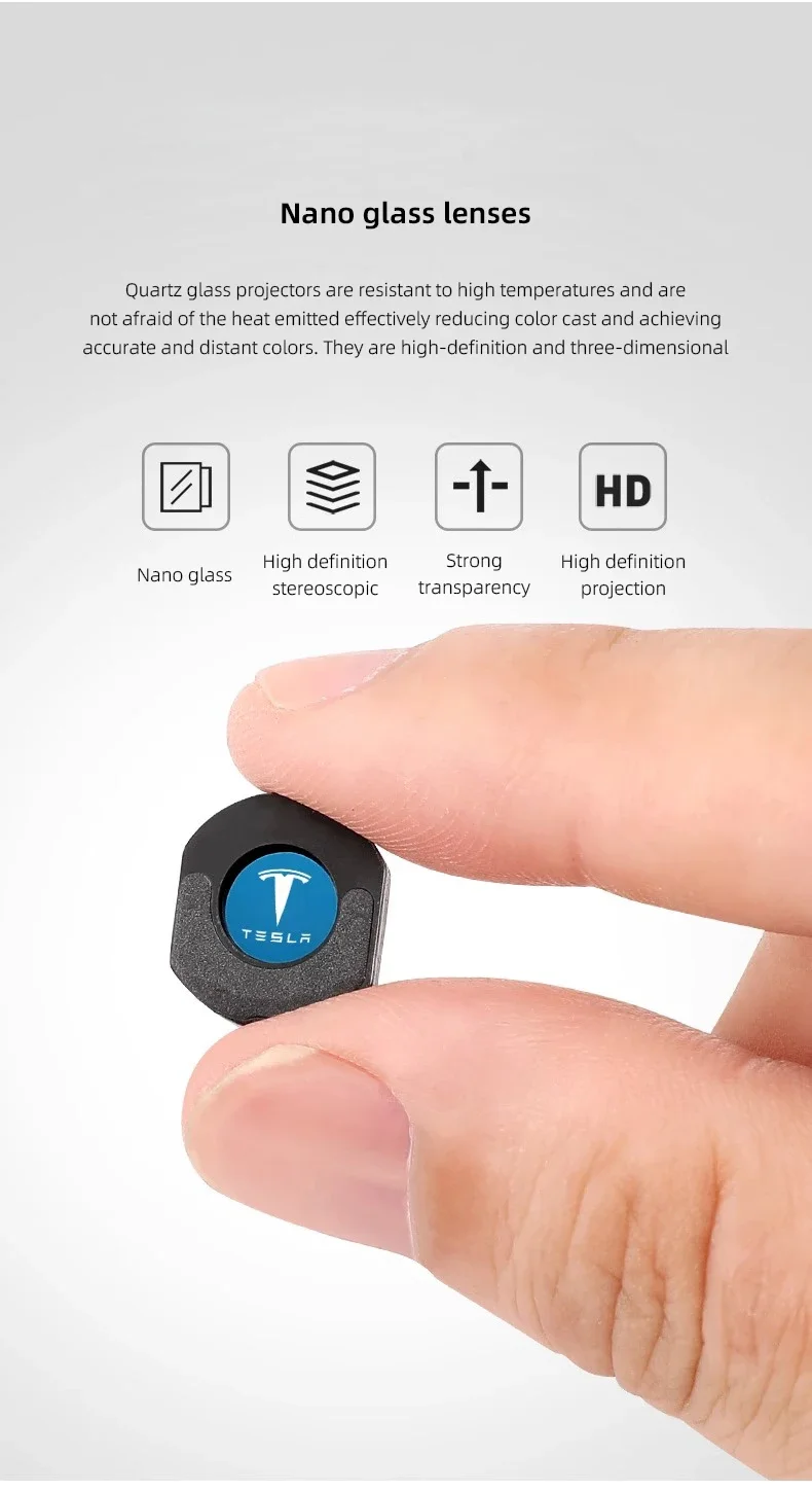 Tesla 2Pcs Car Door Projector Welcome Lights Accessories For Tesla Model 3 S X Y Cybertruck Roadster SpaceX Car Accessories - Image 26