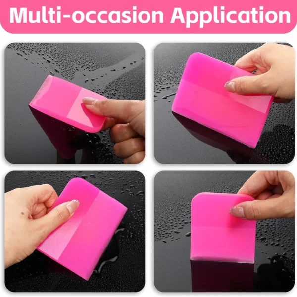 KUNAISI PPF Squeegee Tool Kit with Gift Box Soft PPF Cleaning Scraper Essential for Window Tinting, Car Film Wrapping Film Wrap - Image 5