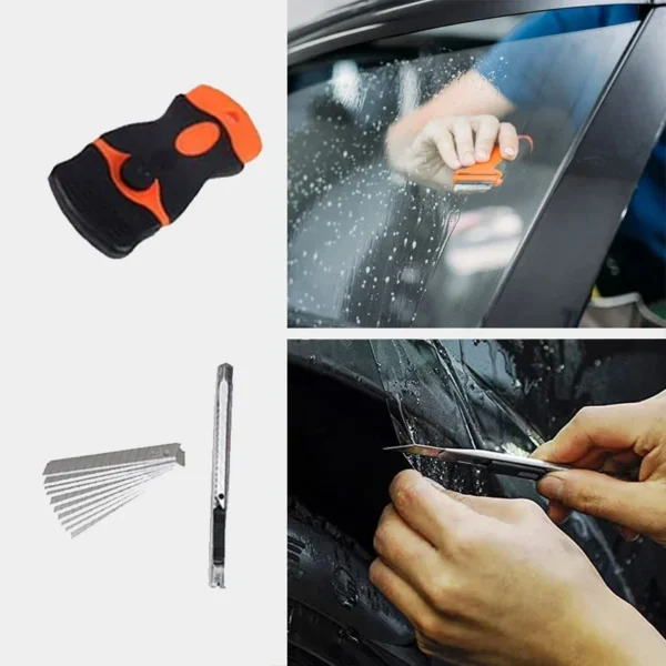 Window Film Application Car Tint Installation Tools with Spray Bottle PPF Squeegee Felt Glass Protective Vinyl Wrap Tinting Kit - Image 4