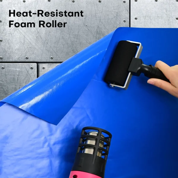 FOSHIO Car Vinyl Wrap Pressing Roller Handle Soft Rubber/Sponge Wheel Roller for Carbon Paint Films Stickers Wallpaper Crafts - Image 42