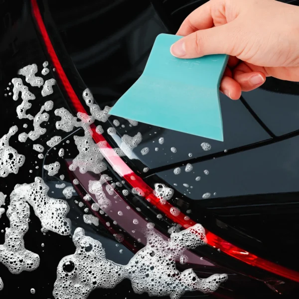 EHDIS PPF Film Vinyl Squeegee Window Film Tinting Soft TPU Rubber Scraper Car Paint Glass Mirror Wash Water Wiper Cleaning Tool - Image 4