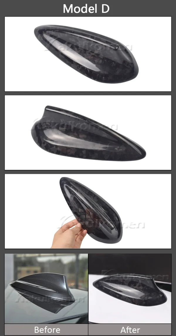 Real Carbon Fiber For BMW M2 M3 M4 12345 7 Series X1 X3 F22 F30 F34 F80 F87 F32 F36 F82 G11 G20 G12 G30 Shark Fin Antenna Cover - Image 24