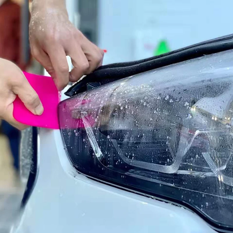Car Tinting Tool TPU PPF Squeegee Clear Protect Film Applicator Soft Rubber Scraper Window Tint Water Wiper Glass Cleaning Tool - Image 27