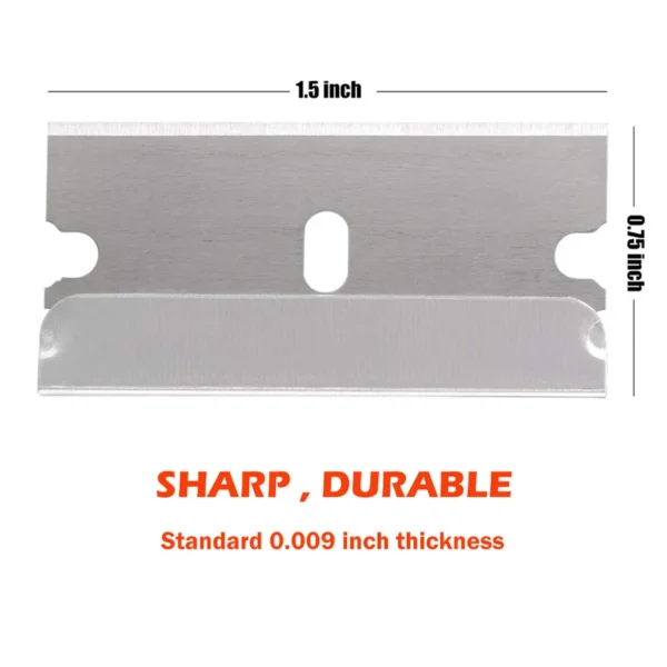 Window Glass Sticker Cleaning Razor Scraper  With Plastic Handle Blade Tool For Household Car Kitchen Wrap Glue Squeegee Remover - Image 20