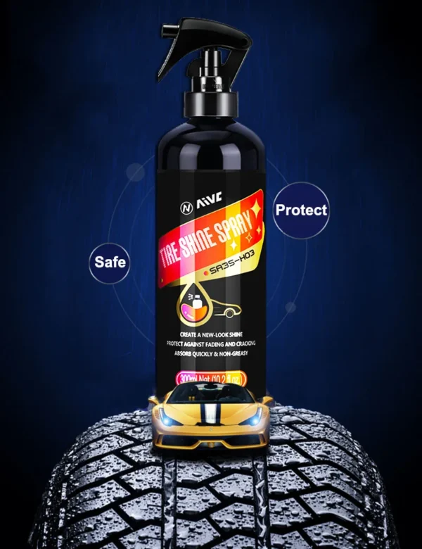 Tire Shine Coating Ultimate Armor Gloss & Long-Lasting Protection Car Tyre Refurbishing Agent Easy Application Non Greasy - Image 7