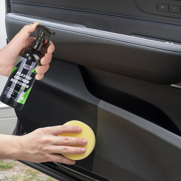 Plastic Leather Restorer Interior Detailer Hgkj S3 Quick Coat For Car Interior Refurbish Leather Renovator Conditioner Cleaning - Image 11