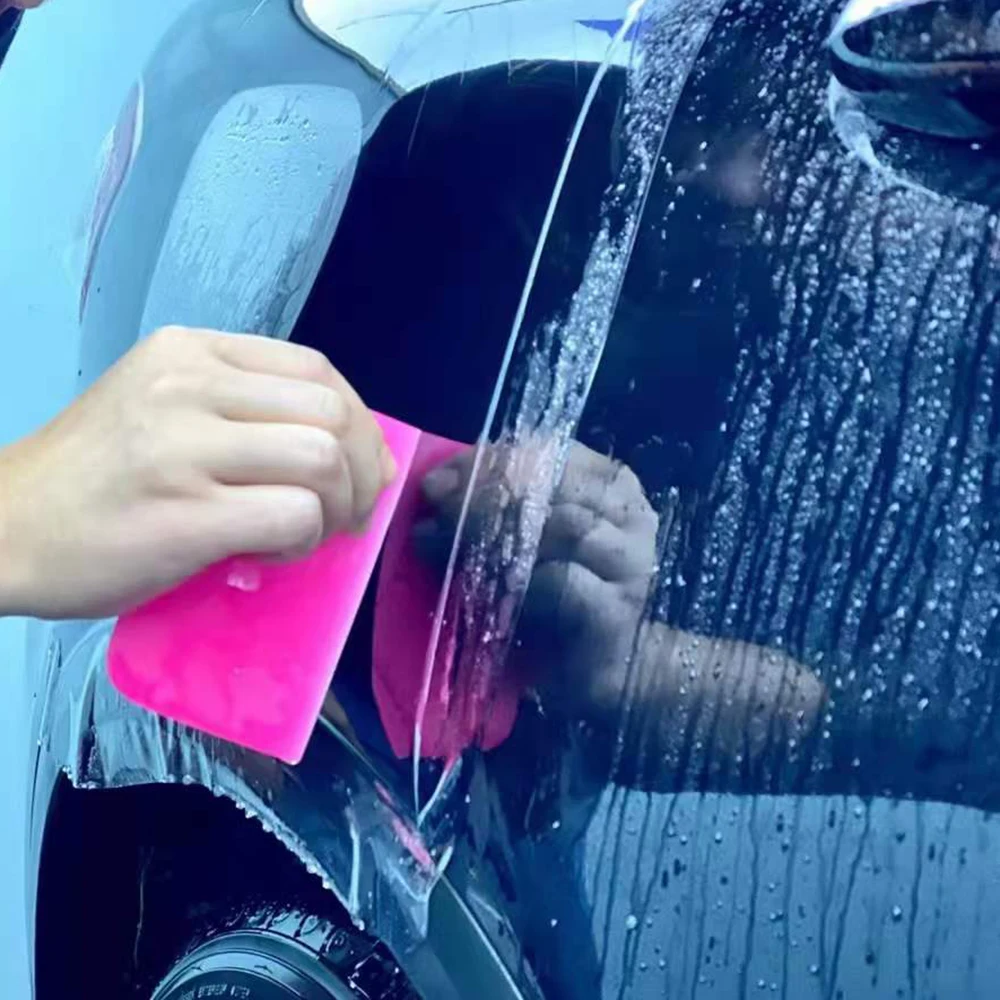 Car Tinting Tool TPU PPF Squeegee Clear Protect Film Applicator Soft Rubber Scraper Window Tint Water Wiper Glass Cleaning Tool - Image 29