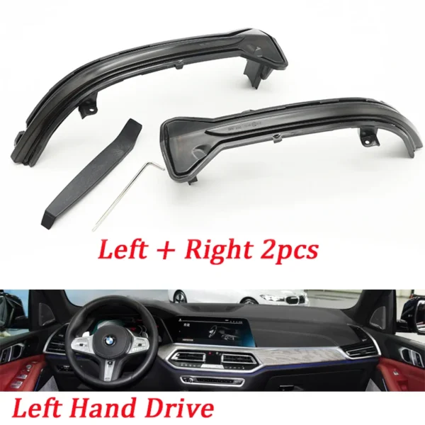 For BMW 3 5 6 7 8 Series G20 G30 G31 G32 G11 G12 G14 G15 M5 F90 Side Mirror Indicator Car LED Dynamic Turn Signal Light Blinker - Image 8